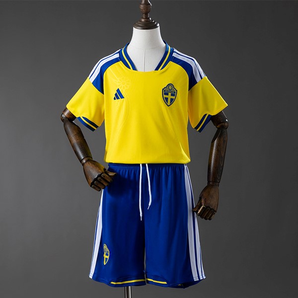 Camiseta Suecia 1ª Niño 2026